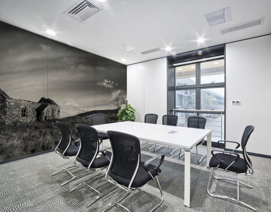 Old Cottage and Tree Wall Printing