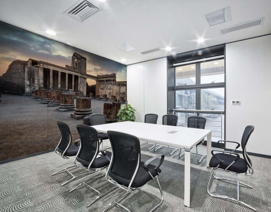 Pompeii Pillars Wall Printing