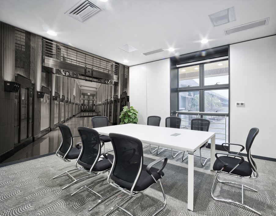 Field Building Interior Wall Printing