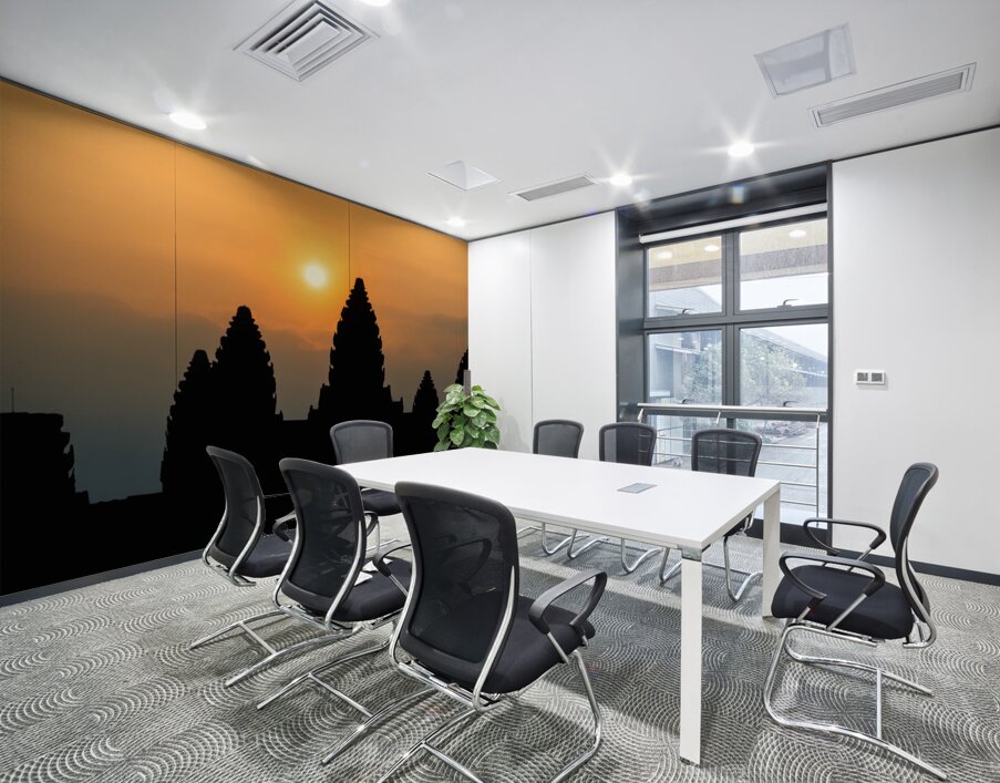 Angkor Wat Dawn Wall Printing