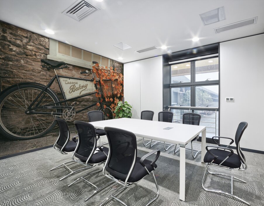 Bakery Bike Wall Printing