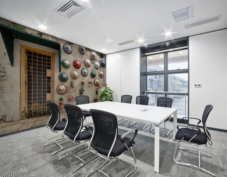 Ipoh Hats and Blooms Wall Printing