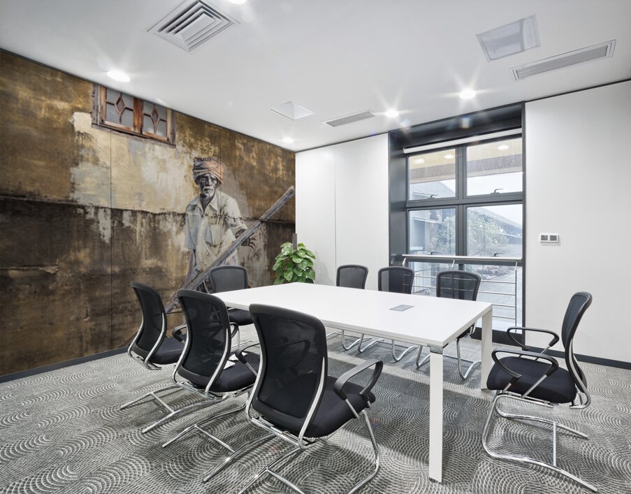 The Indian Boatman Wall Printing