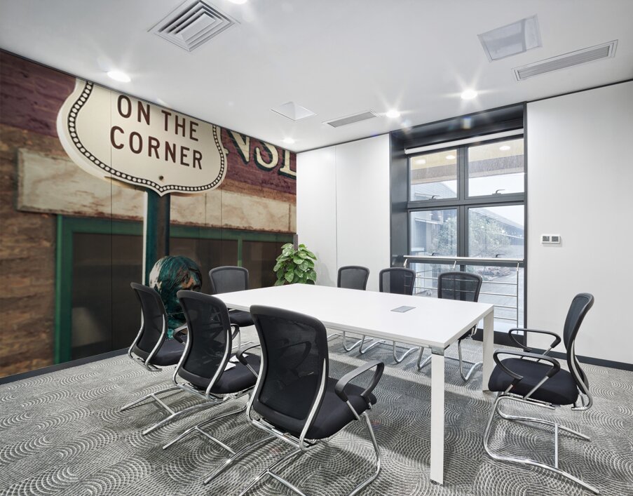 Standin on a Corner Wall Printing