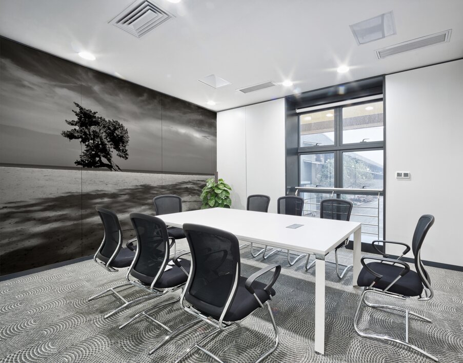 Beach Tree Wall Printing