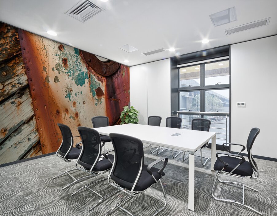 Weathered Vessel Wall Printing