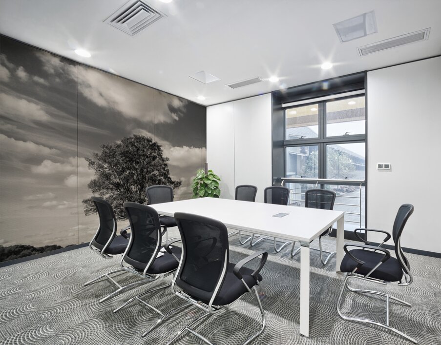 Burghley Oak Wall Printing