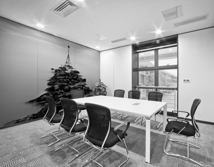 Receding Tide Wall Printing