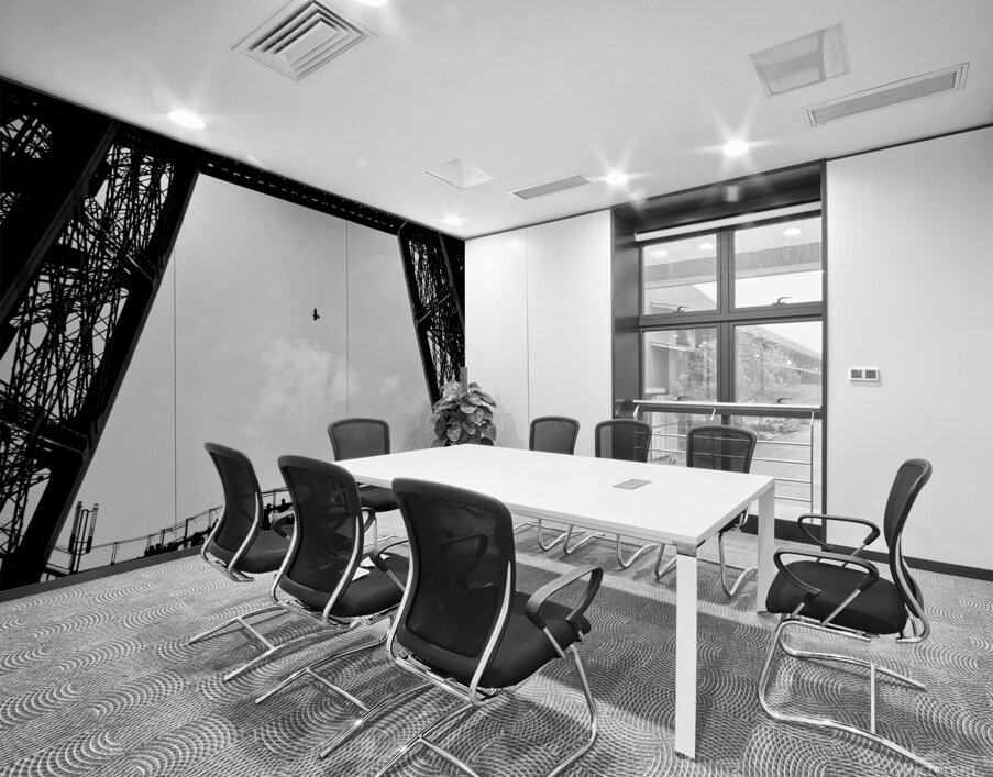 Birds-Eye View Wall Printing