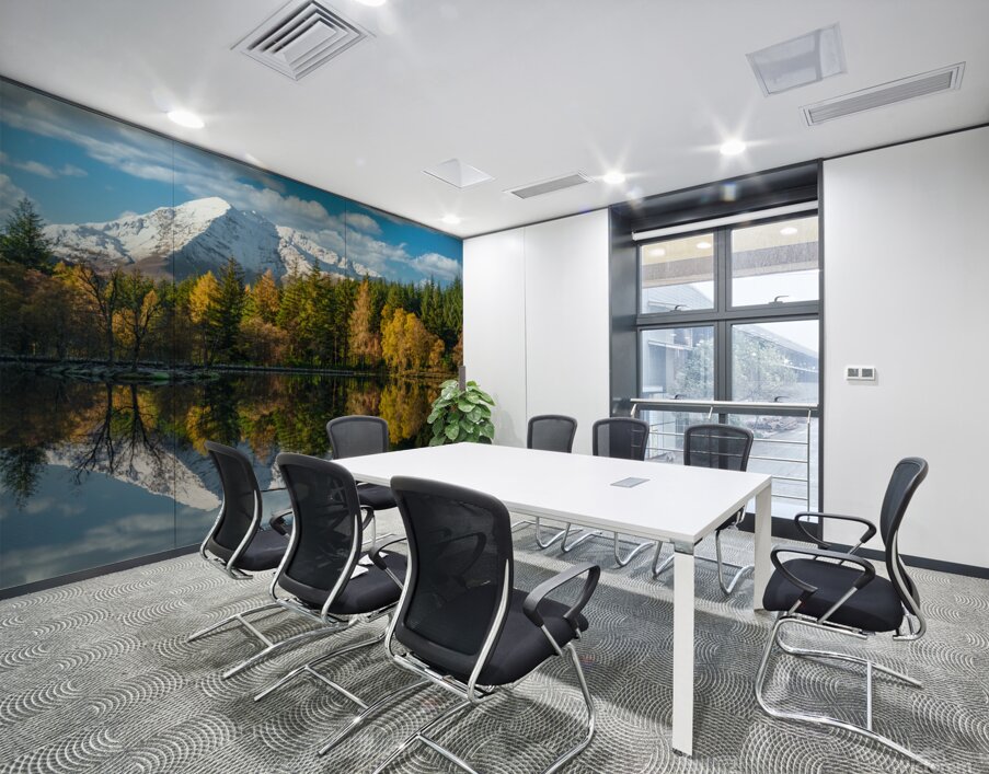 Autumn Reflection on Glencoe Lochan Wall Printing