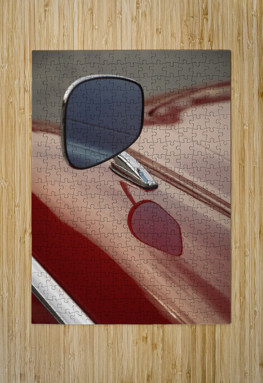 Volvo P1800 Wing Mirror Dave Bowman Puzzle printing