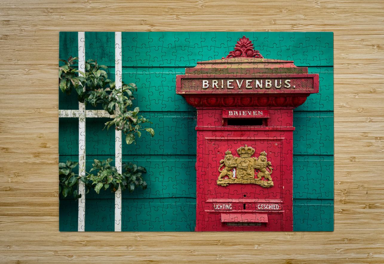 Old Dutch Postbox Dave Bowman Puzzle printing