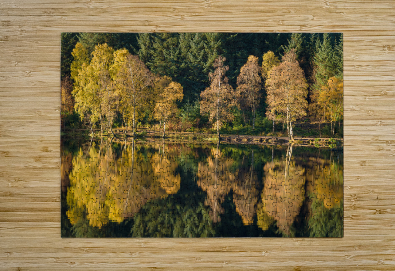 Autumn on Glencoe Lochan Dave Bowman Puzzle printing