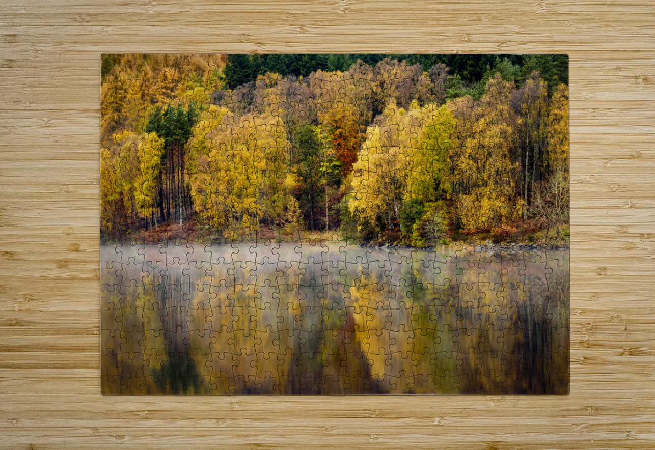Autumn on River Tummel Dave Bowman Puzzle printing