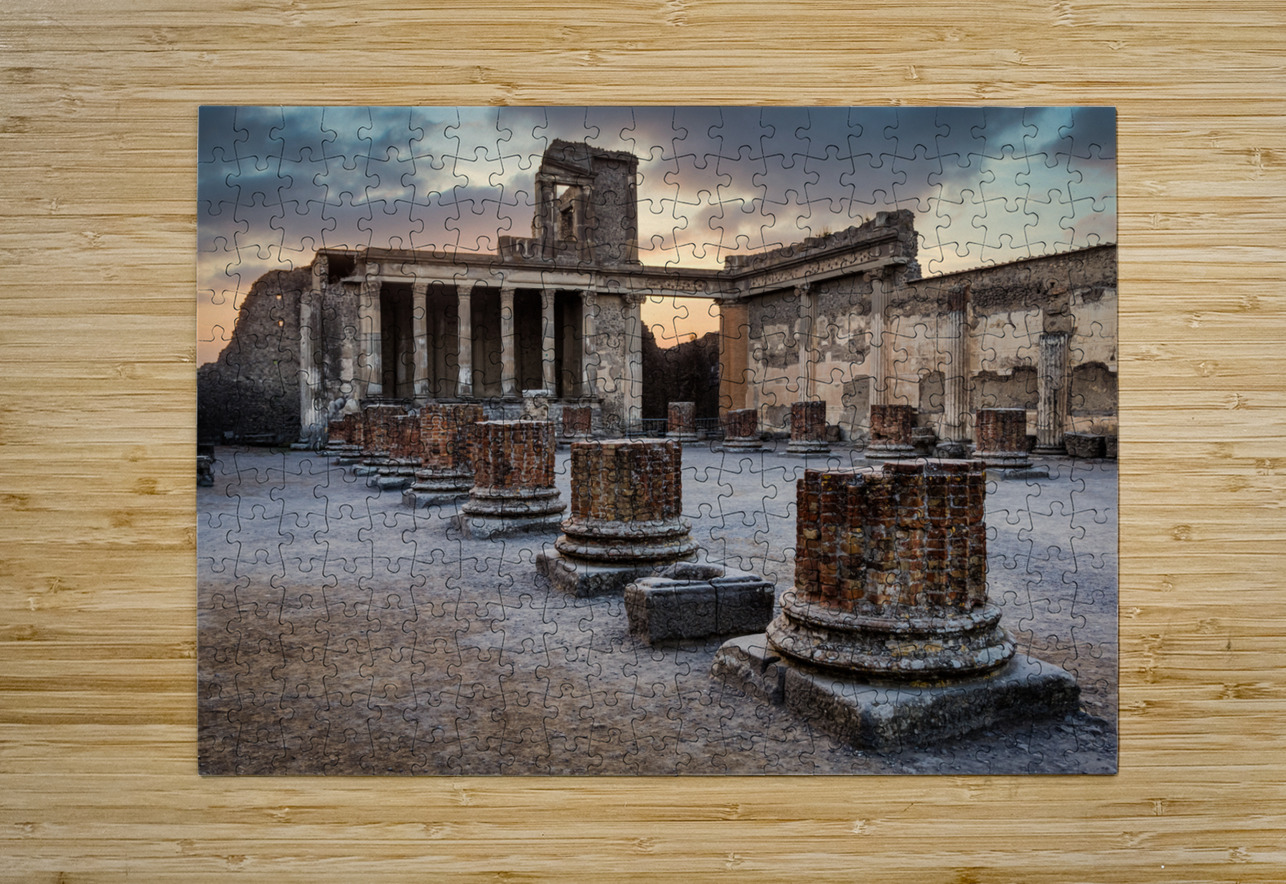 Pompeii Pillars Dave Bowman Puzzle printing