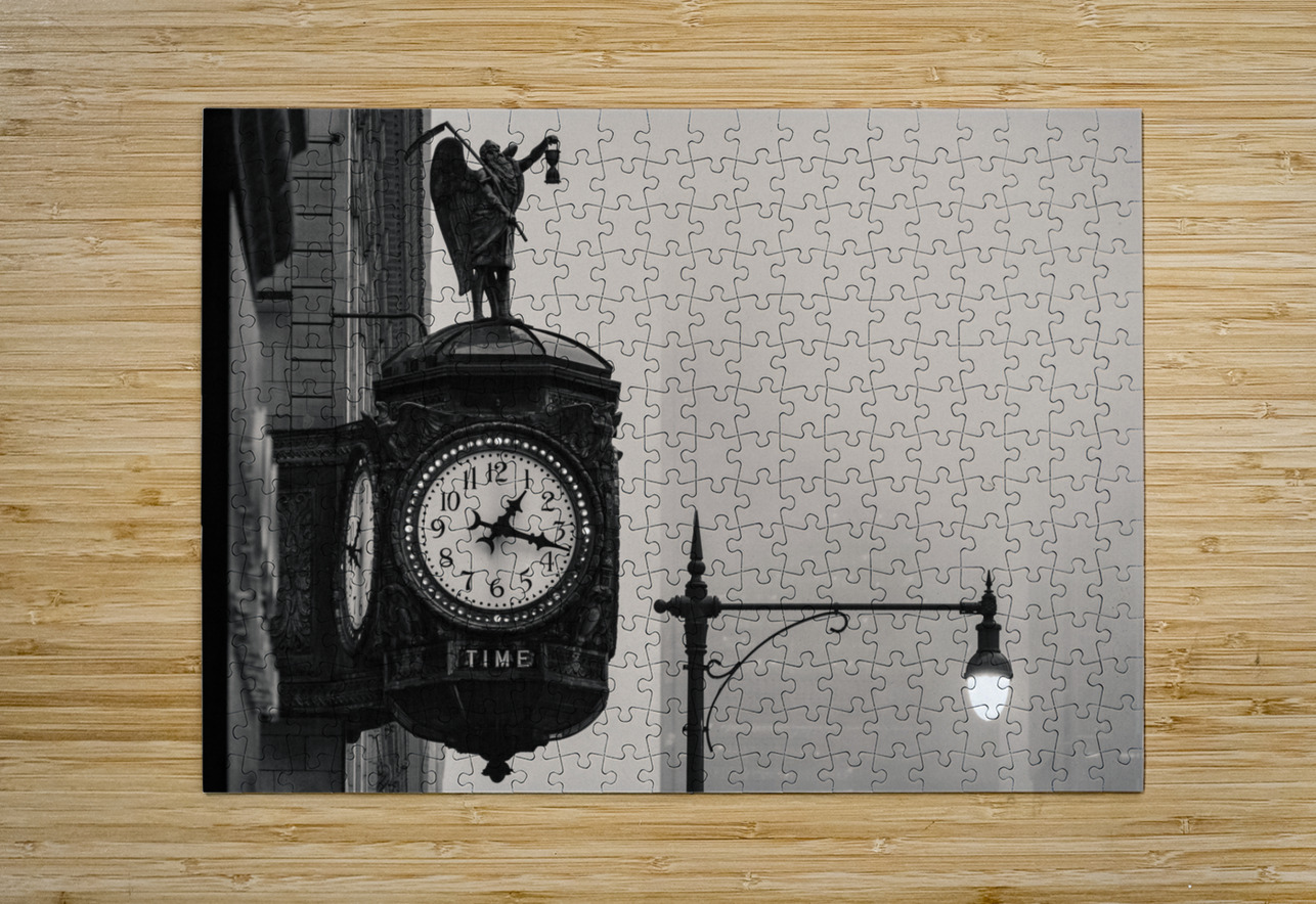 Father Time Clock Chicago Dave Bowman Puzzle printing