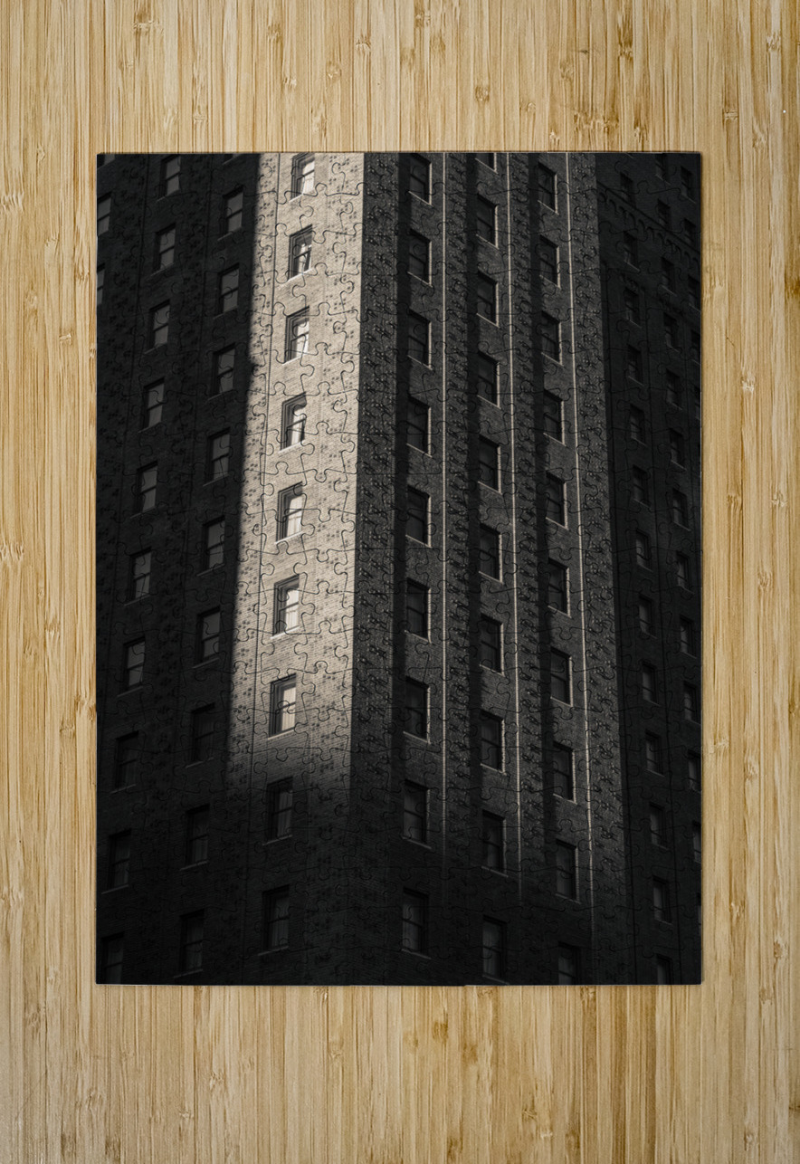 Sunlight on the Allerton Hotel Dave Bowman Puzzle printing