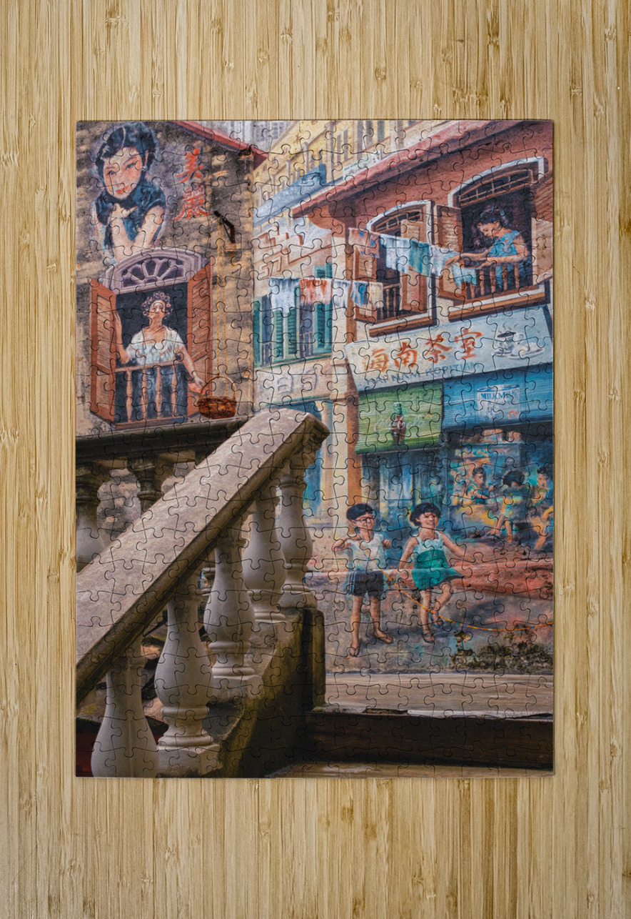Kwai Chai Hong Mural Dave Bowman Puzzle printing