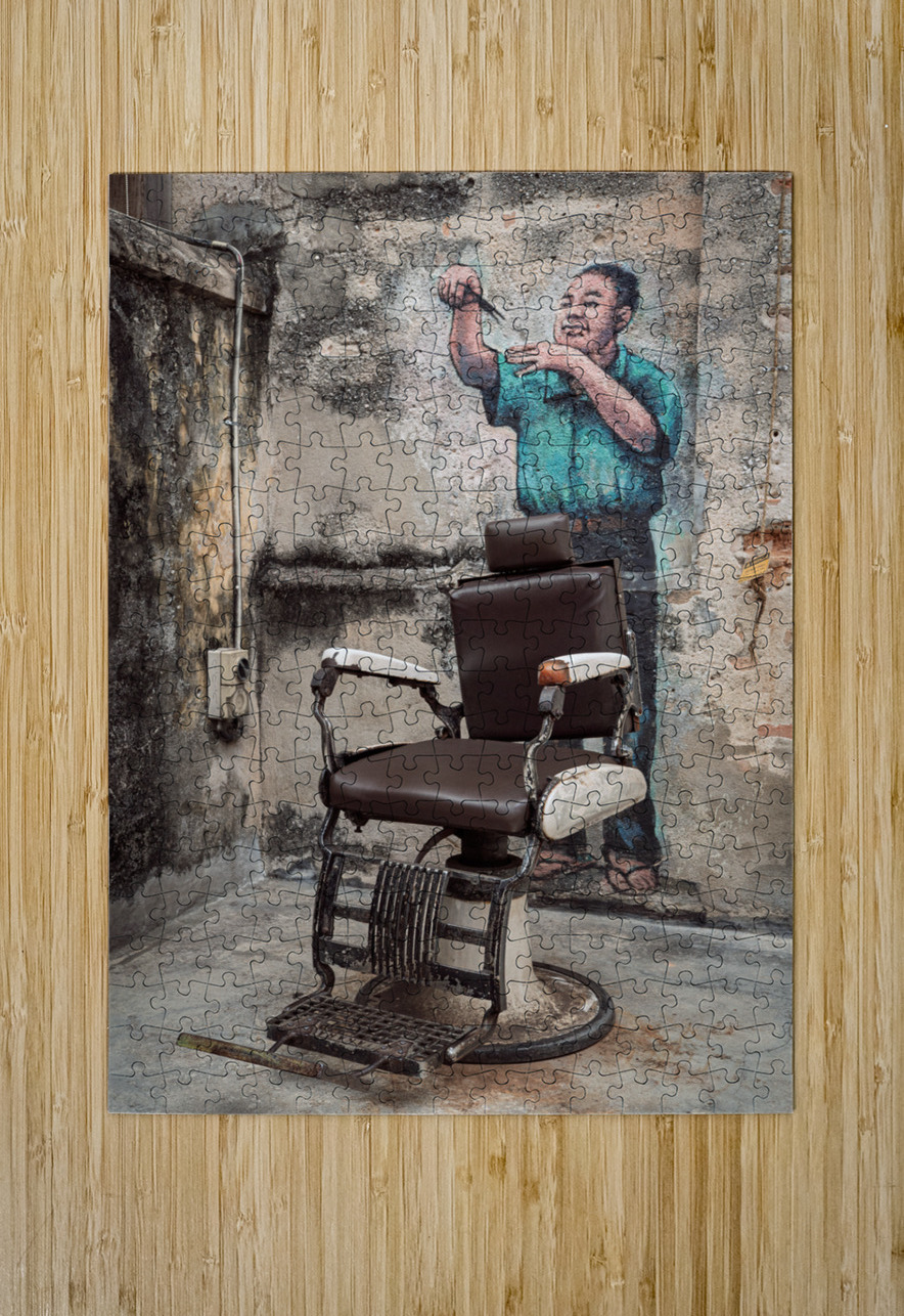 Street Barber Dave Bowman Puzzle printing