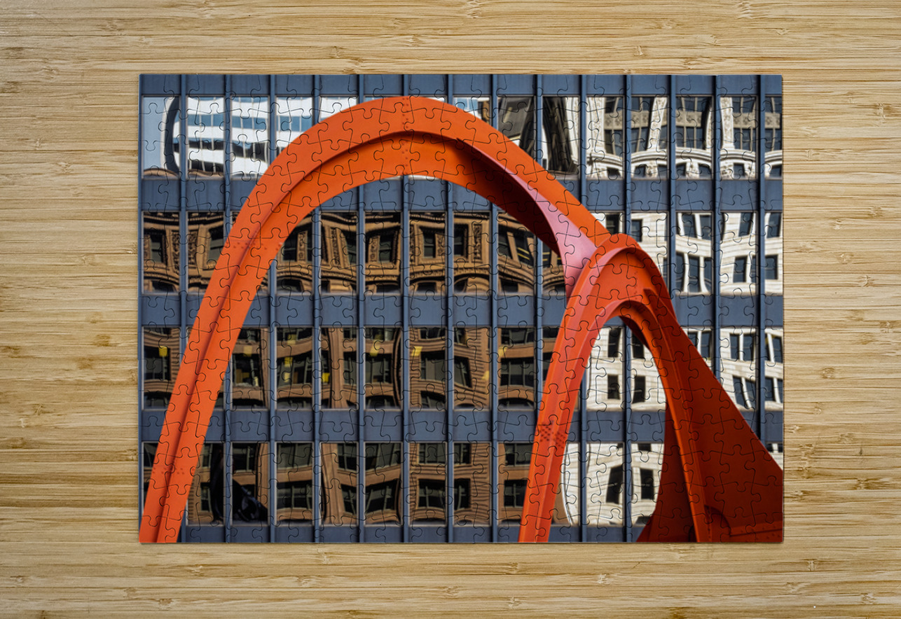 Flamingo Reflections Dave Bowman Puzzle printing