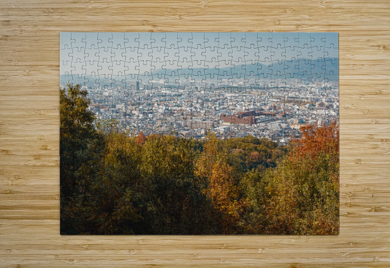 Kyoto from Fushimi Inari Taisha Dave Bowman Puzzle printing