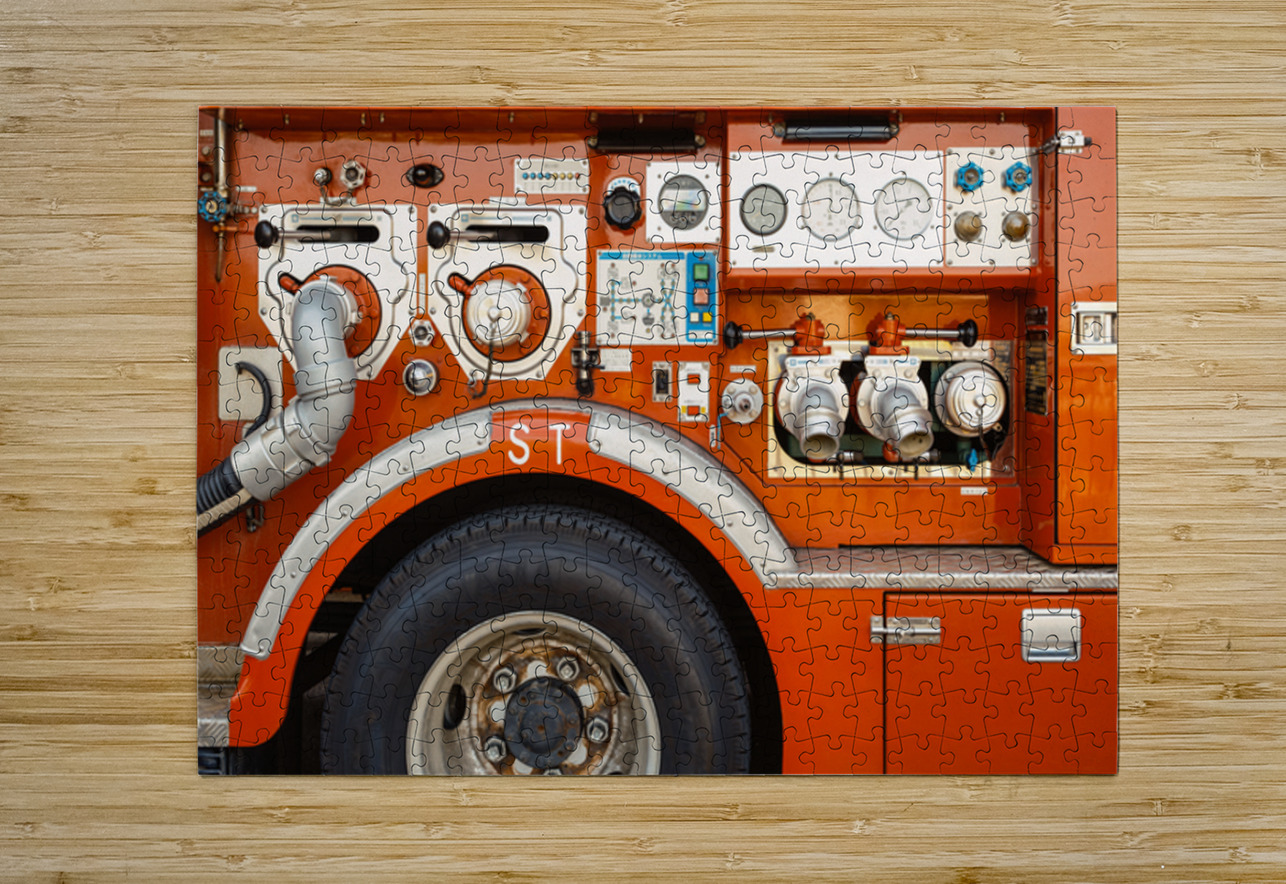 Kyoto Fire Engine Dave Bowman Puzzle printing