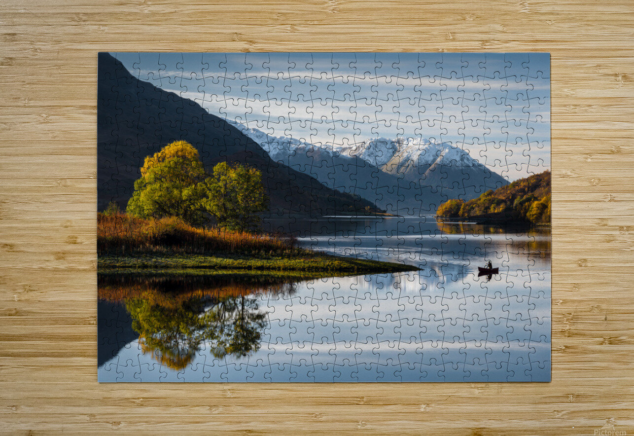 Autumn on Loch Leven Dave Bowman Puzzle printing