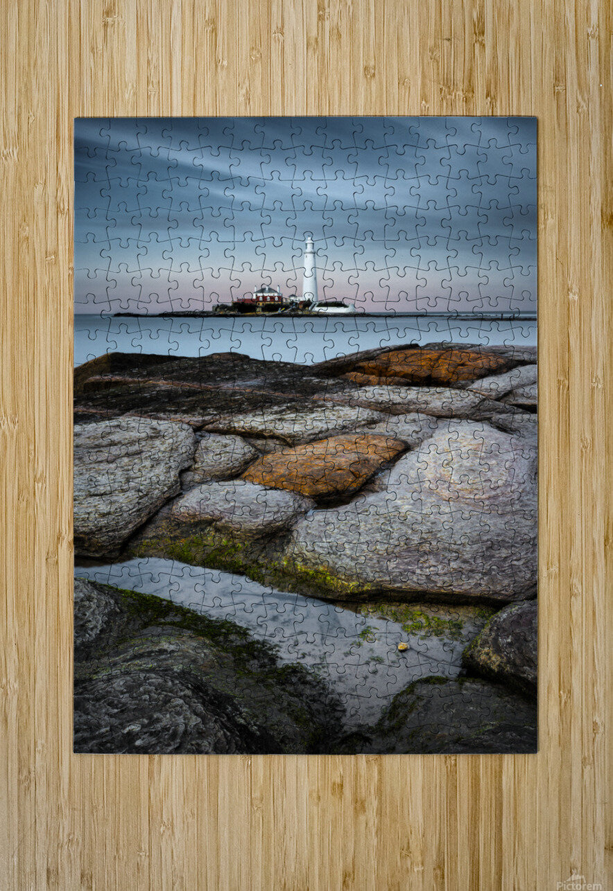 St Marys Lighthouse Dave Bowman Puzzle printing