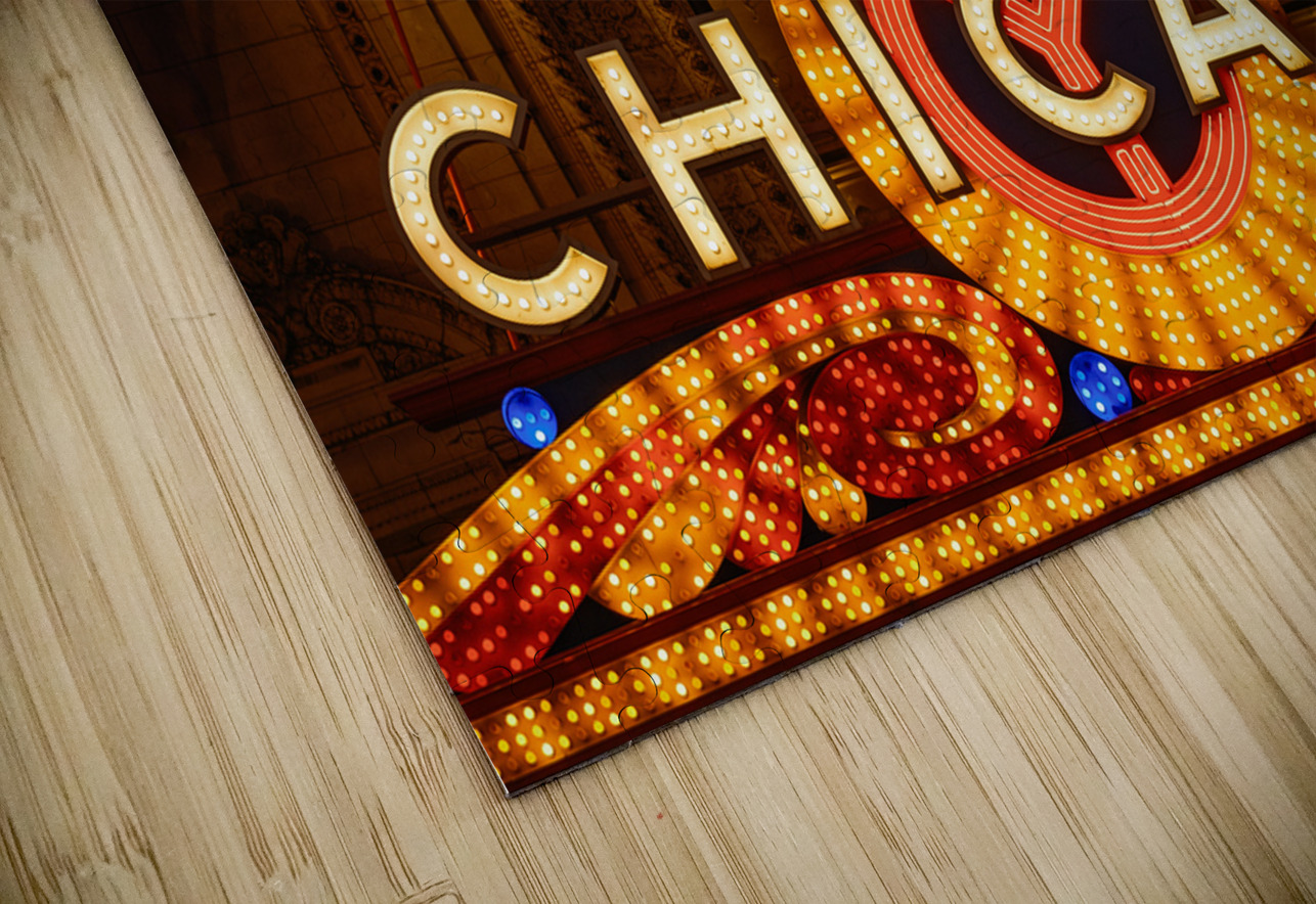 Chicago Theatre Sign Dave Bowman Puzzle