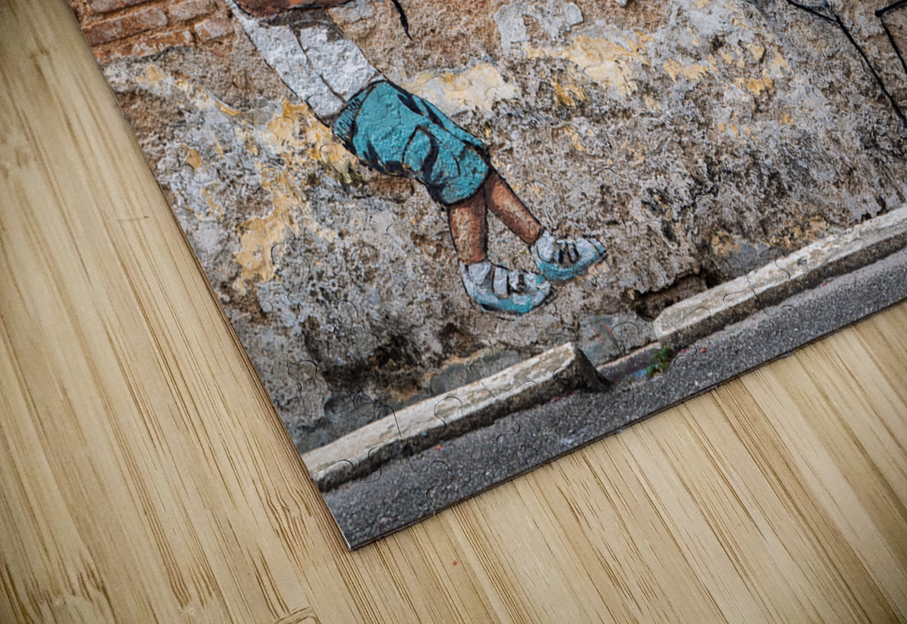 Boy With Dinosaur Dave Bowman Puzzle