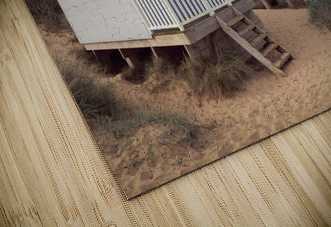 Hunstanton Beach Huts Dave Bowman Puzzle