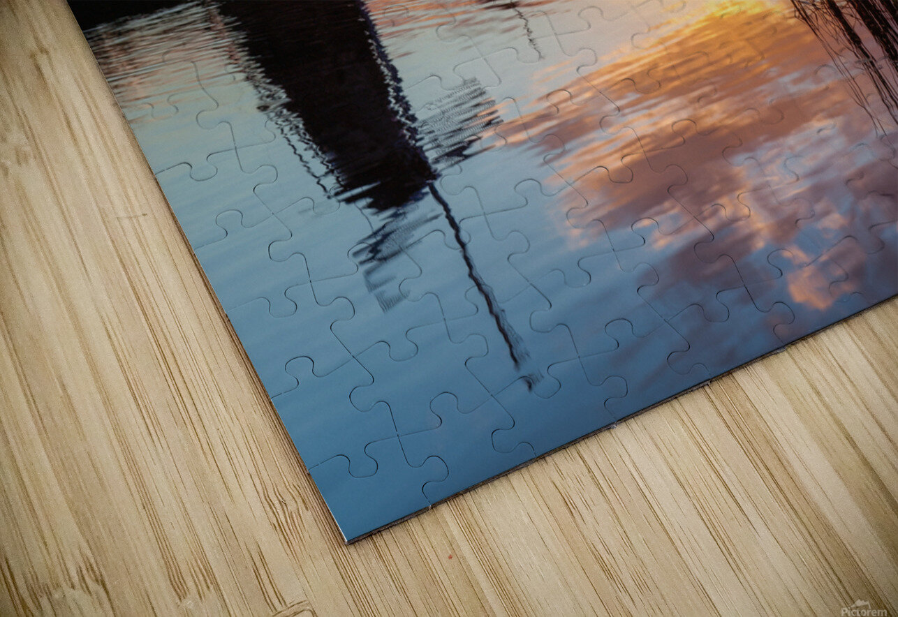 Kinderdijk Sunrise Dave Bowman Puzzle