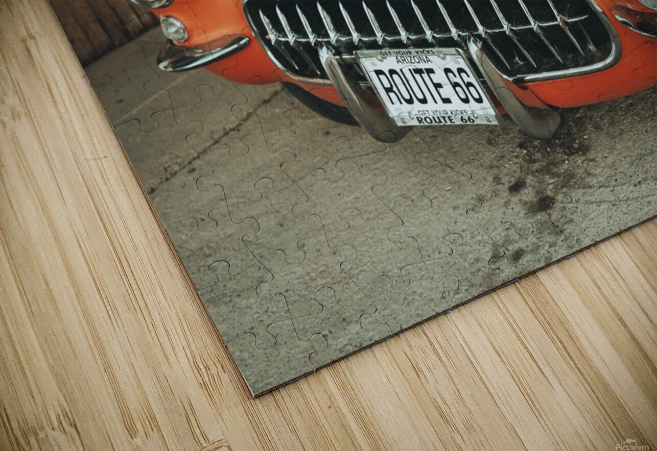 Route 66 Classic Corvette Dave Bowman Puzzle