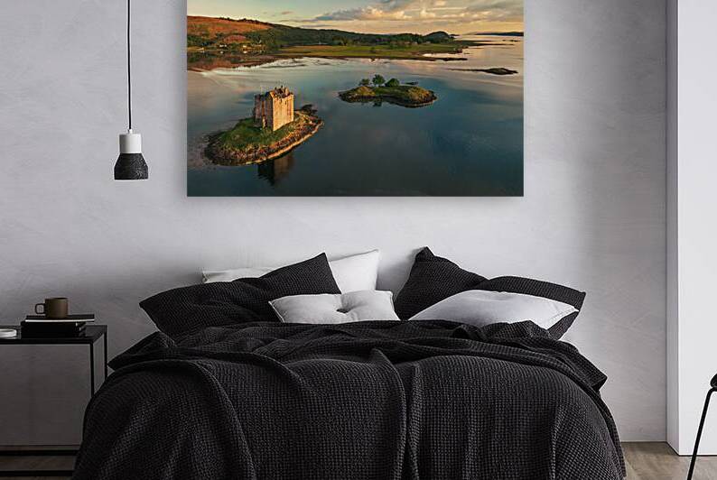 Last Light at Castle Stalker by Dave Bowman