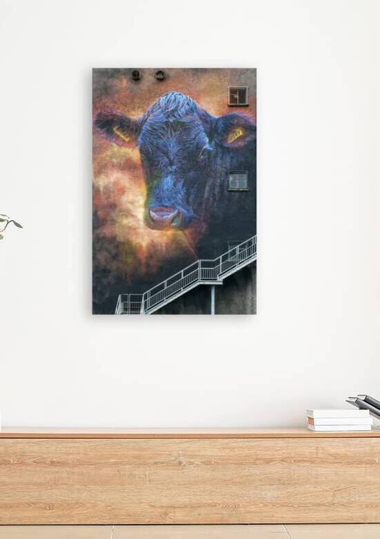 Ballymoney Cow Mural by Dave Bowman