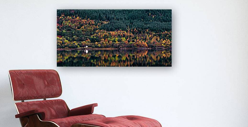 Loch Duich Autumn Reflections by Dave Bowman