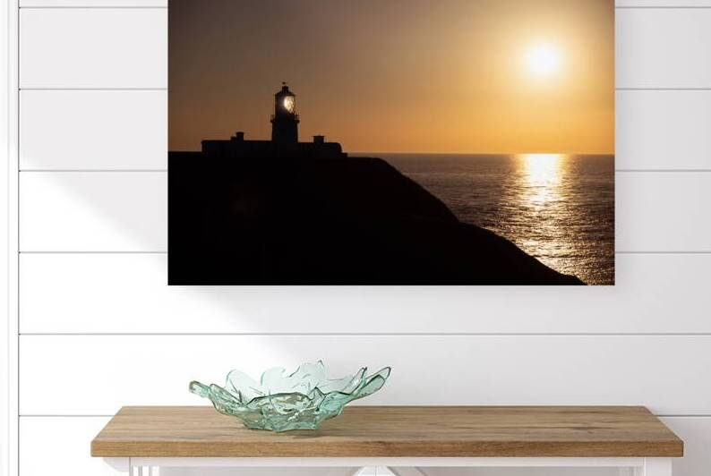 Strumble Head Silhouette by Dave Bowman