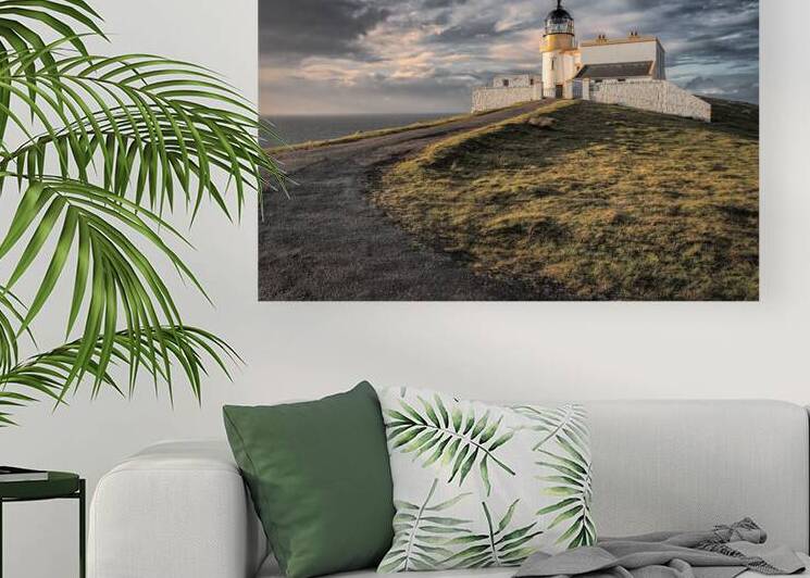 Stoer Head Lighthouse Sunset by Dave Bowman