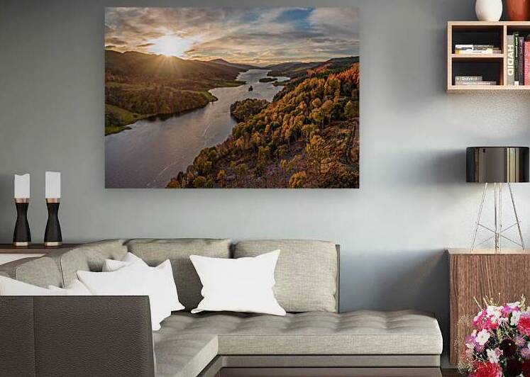 Loch Tummel Sunset by Dave Bowman