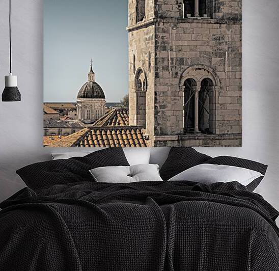 Dubrovnik Cathedral and Old Town by Dave Bowman