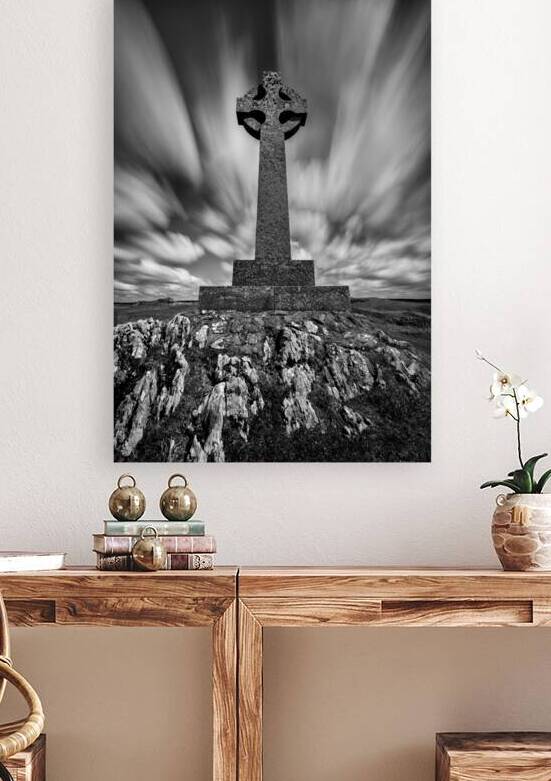 Llanddwyn Island Celtic Cross by Dave Bowman