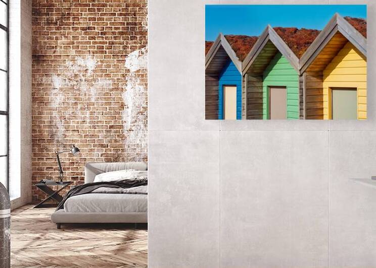 Blyth Beach Huts by Dave Bowman