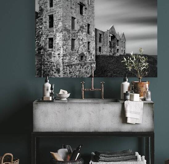 Slains Castle Remains by Dave Bowman