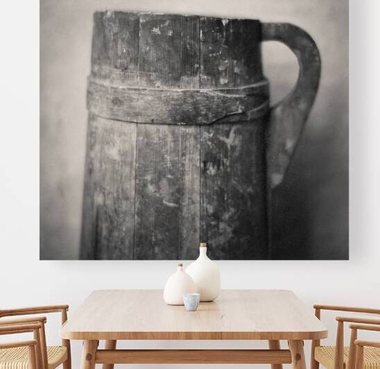 Old Wooden Jug by Dave Bowman