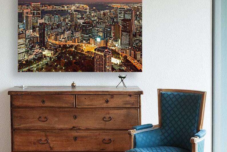 Nightfall Over Tokyo Bay by Dave Bowman