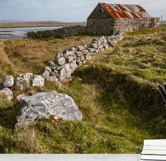 Baleshare Barn by Dave Bowman