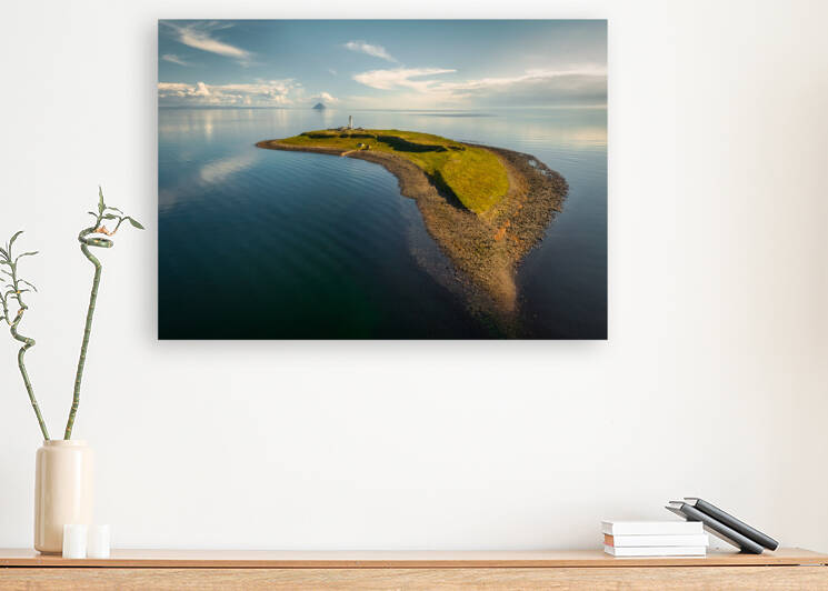 Pladda Island and Lighthouse by Dave Bowman