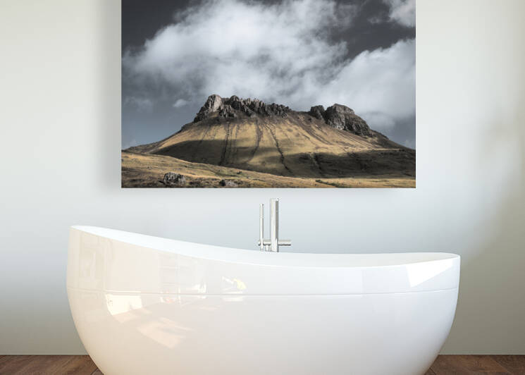 Sunlight on Stac Pollaidh by Dave Bowman