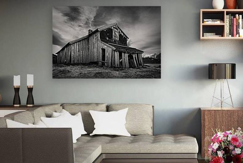 Old Norwegian Barn by Dave Bowman